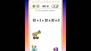 #braintest #tricky #puzzles #daily level #day32 Fix the equation please#short #gaming