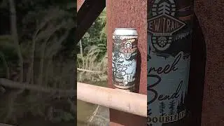 Creek Bend by New Trail Brewing at Ned Smith Center #beer #craftbeer #newtrail #hike #walk #nedsmith