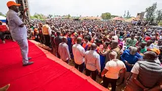 LIVE!! Raila Odinga & his ODM Brigade land in Vihiga!!