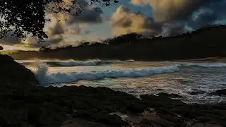 10 Hours of Soothing Ocean Waves | Dark Screen Ambience for Deep, Restful Sleep
