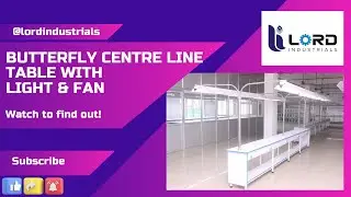 MS Butterfly Center Line Table Installation with Light & Fan By Lord Industrials Pvt. Ltd.