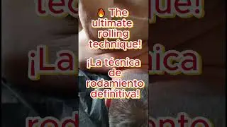 🔥 The ultimate rolling technique! / &iexcl;La t&eacute;cnica de rodamiento definitiva! #shorts #massage #espalda