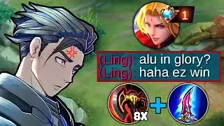 ALUCARD VS TOP 1 SUPREME LING TRASHTALKER!! HE UNDERESTIMATE ME IN MYTHICAL GLORY!! WHO WILL WIN?