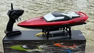 Beyond Unboxing: RC Speedboat & Shark : From Unboxing to Real Lake Adventure!