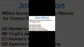 John Milton Mcqs Up tgt pgt net dssb kvs nvs English literature Dinesh saini amroha #uptgt #uppgt