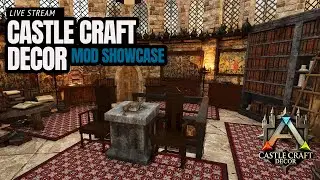 Castle Craft Decor Mod Showcase - Ark Survival Ascended