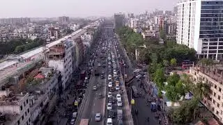 Dhaka City Aerial view l 4k Drone Video l Free stock footage l Royality free video