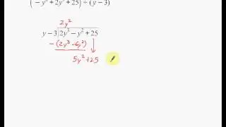 Polynomial Long Division
