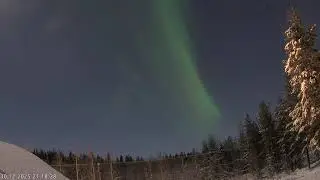 Aurora Borealis & Full Moon Timelapse | Northern Lights
