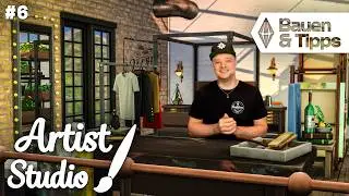 Wintergarten & Schlafzimmer 👨&zwj;🎨 Artist Studio #6 bauen in Die Sims 4 mit allen Packs