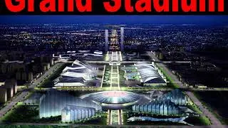 3D Model of 3d building 057 Grand  Stadium Review
