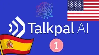 TALKPAL AI / LANGUAGE CHAT BOT / SPANISH - ENGLISH LESSONS / BEGINNER #TALKPAL #AI