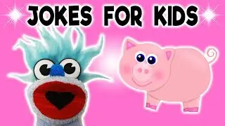 SILLY PIG JOKE! - JOKES FOR KIDS! Karate! Pork! Farm! 100% Child-Appropriate FUNNY! Sock Puppet!