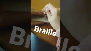 Mini Paperless Braille Gadget #Braille #writing #paperless #blind #visuallyimpaired