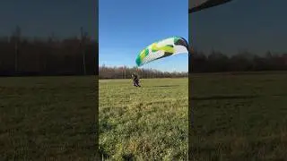 Взлет на парамоторе. Sky Flexor 23. Moster 185. 3 ноября 2023&nbsp;г.