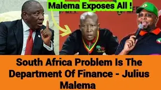 South Africa Problem Is The Department Of Finance - Julius Malema The EFF Leader.