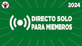 Como Crear y Compartir un DIRECTO solo para miembros en Youtube 2024