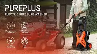 PUREPLUS Electric Pressure Washer PW002 Installation & Using