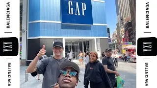 Yeezy GAP Balenciaga Pop-Up Shop Vlog/Public Interview | Norman Reid