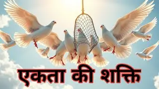 एकता की शक्ति | Ekta ki shakti | कबूतर की कहानी | cortoon video | Storycapsule