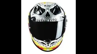 HJC FG ST Ghost Rider Motorcycle Helmet - TheVisorShop