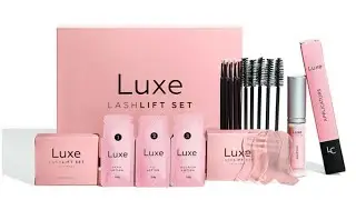 Ламинирование ресниц в домашних условиях с помощью набора Luxe Lash Lift & tint Kit.