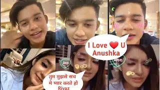 Riyaz Aly & Anushka Sen Romantic ❤❤ Live Video | Riyaz and Anushka Sen live on instagram today