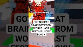 GOT SECRAT BRAINROT FROM CURSED FESTIVE LUCKY BLOCK 🫨