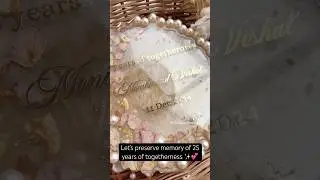 25th anniversary resin gift🧿💕#resin #gifts #resinart #ytshorts #shorts #art #diy #viralshort