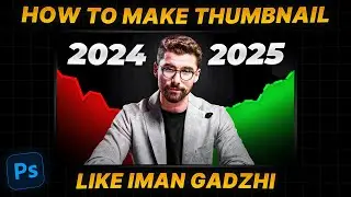 How to Make Thumbnails Like Iman Gadzhi | Photoshop Tutorial for Beginners @ImanGadzhi