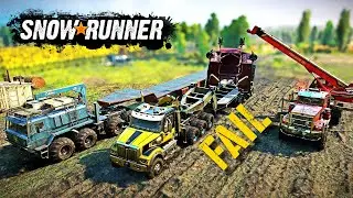 SnowRunner Transporting Farming Equipment LIVE