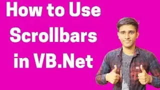 #13 HScrollBar and VScrollBar in VB.Net (Hindi/Urdu) | Shubham Jangid