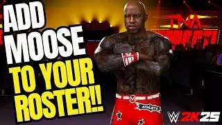 Как добавить Лося в WWE 2K25! 🔥 Реалистичные характеристики, ИИ и приёмы
