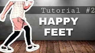 How to do Happy feet | Dance tutorial | HAPP FEET | Nobbi Dance Studio
