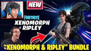 Streamers React To Ripley & Xenomorph Alien Skins In Fortnite Item Shop Today