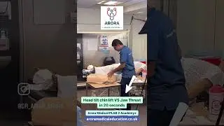 Head tilt chin lift VS Jaw thrust in 20 seconds&hellip; Arora PLAB 2 Academy+