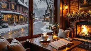 Rainy Day Caf&eacute; Jazz ☕ Warm Coffee Shop Ambience for Relax & Focus