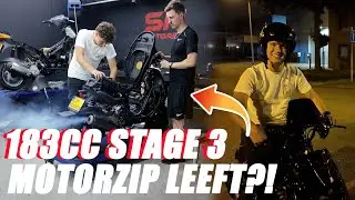 DE 183CC STAGE 3 SH MOTORZIP LEEFT?! (feat. TR Motoren)