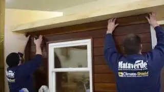 Wood Rain Screen Installation - Short version