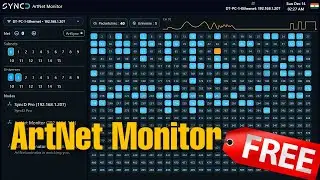 SyncD ArtNet Monitor | Free ArtNet Viewer & Live DMX Monitoring Software @dhyanitechnologies