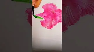Easy art #acrylicpaiting #stepbysteppainting #satisfying #paintingtechniqueforbeginners