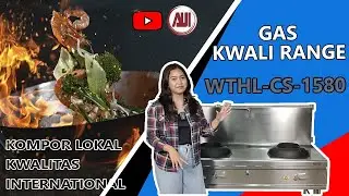 Kompor Gas Kwali Wok Range 2 Burner High Pressure Terbaik Dikelasnya WTHL-CS-1580 Wintech Indonesia