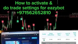 How to activate and trade settings of eazybot 