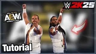 WWE 2K25 : How To Get The Young Bucks  AEW Tag Team Tutorial