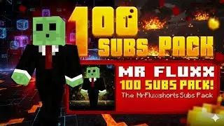 FINALLY! My 100 Subscribers Special Pack for MCPE! 🥳 ||Custom Sky & UI || Short Swords & Clear Grass
