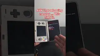OS Corruption? Factory reset fixed my Thor. Here how I did it. #aynthor #retrogaming #emulation