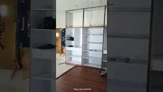 wardrobe self and driver design# Coimbatore interior0517 #interiordesign #home #army #wardrop