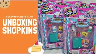 UNBOXING Shopkins chefs club season 6