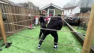 Oneface Mapacha - MUAY THAI BOXING FITNESS AND ACROBATIC TRAINING TIME AT HOME GYM 