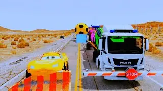 BeamNG Drive Flatbed Truck Fails | Realistic Physics Simulation #11 -beamng drive